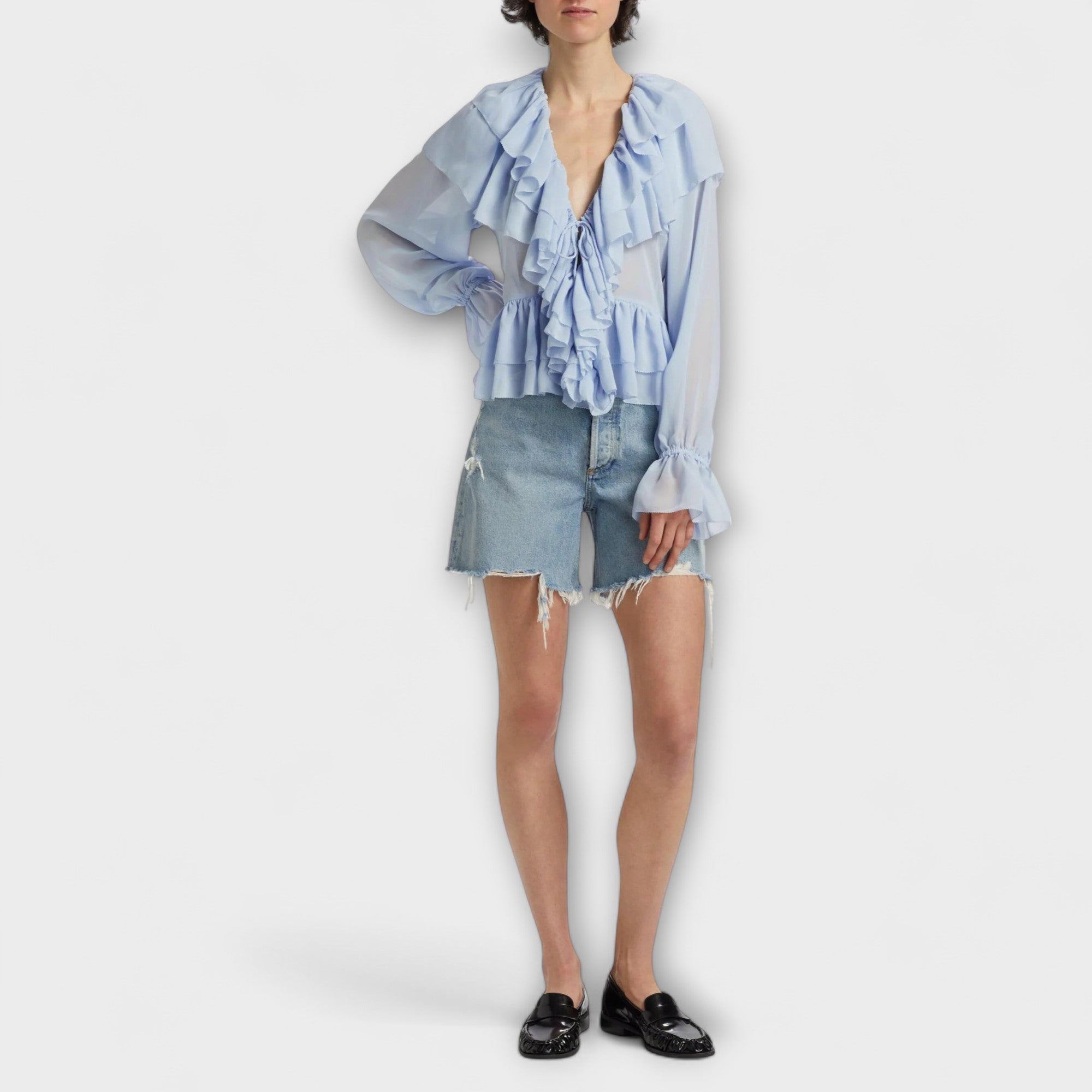 Martha - Blusa con Rouches Soraya