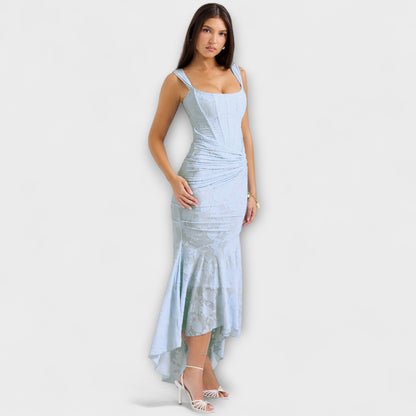 Renske - Abito lungo con corsetto elegante e raffinato