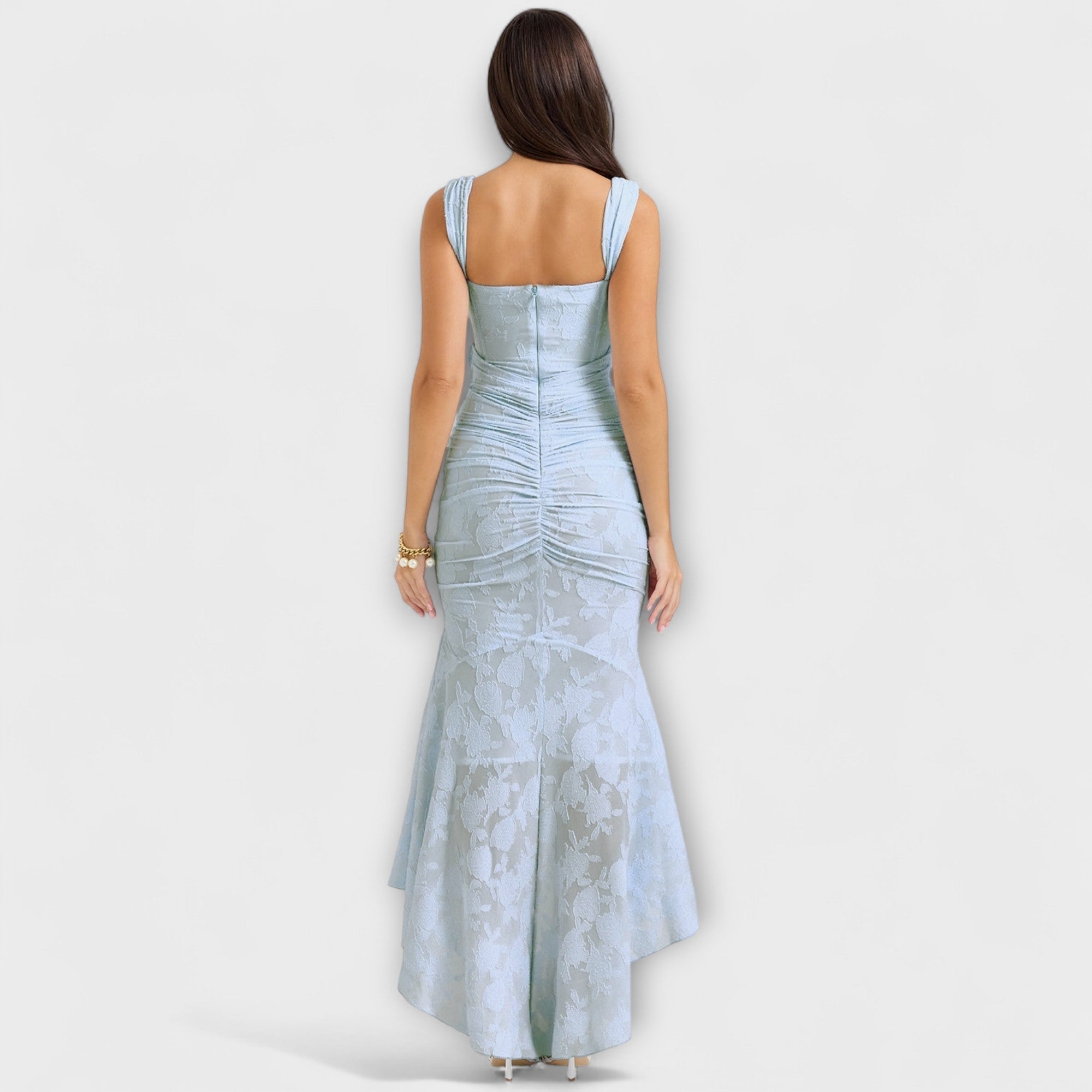 Renske - Abito lungo con corsetto elegante e raffinato