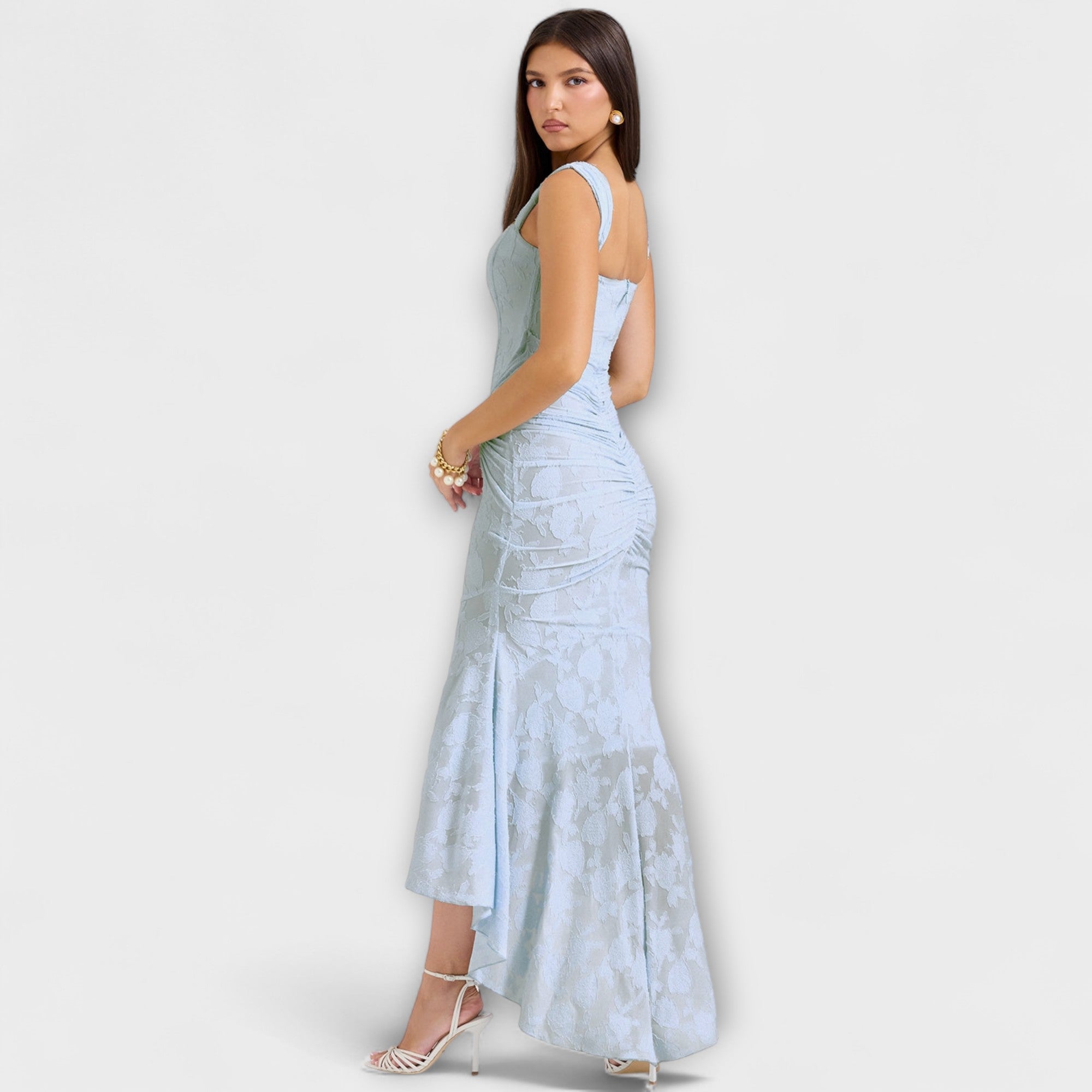 Renske - Abito lungo con corsetto elegante e raffinato