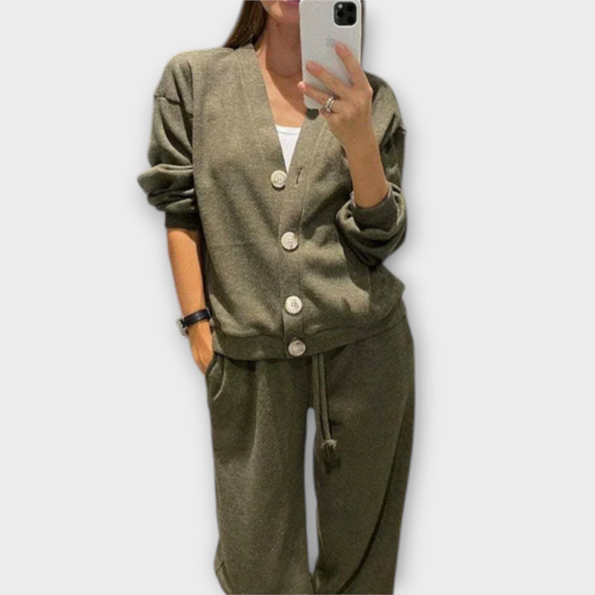 Chantal – Set Cardigan e Pantaloni