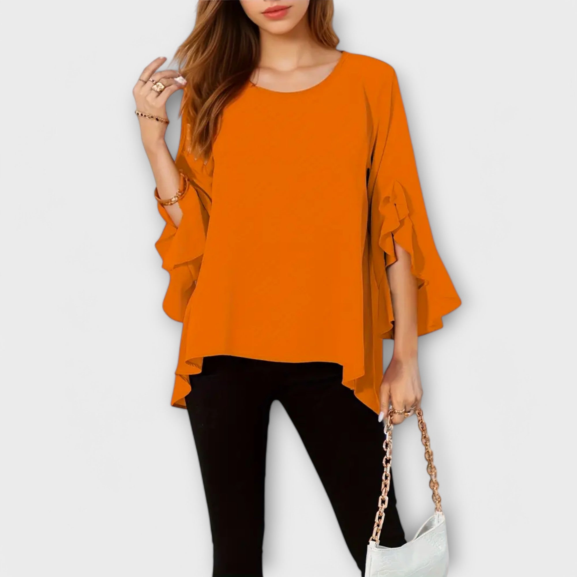 Aria - La perfetta blusa primaverile con scollo rotondo