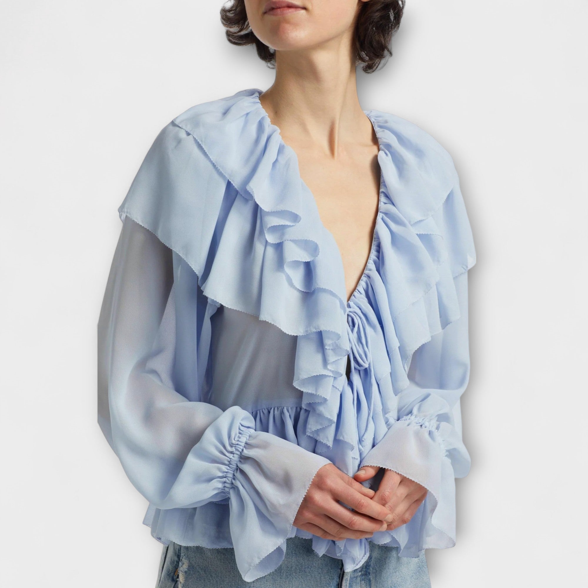 Martha - Blusa con Rouches Soraya