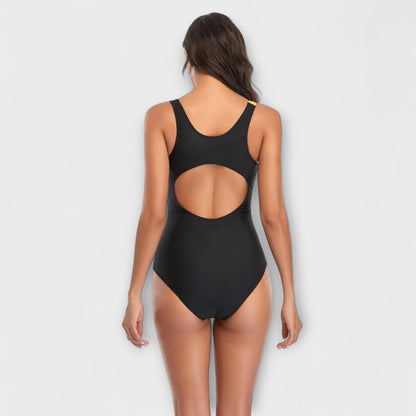 Costume intero sportivo con scollatura sulla schiena