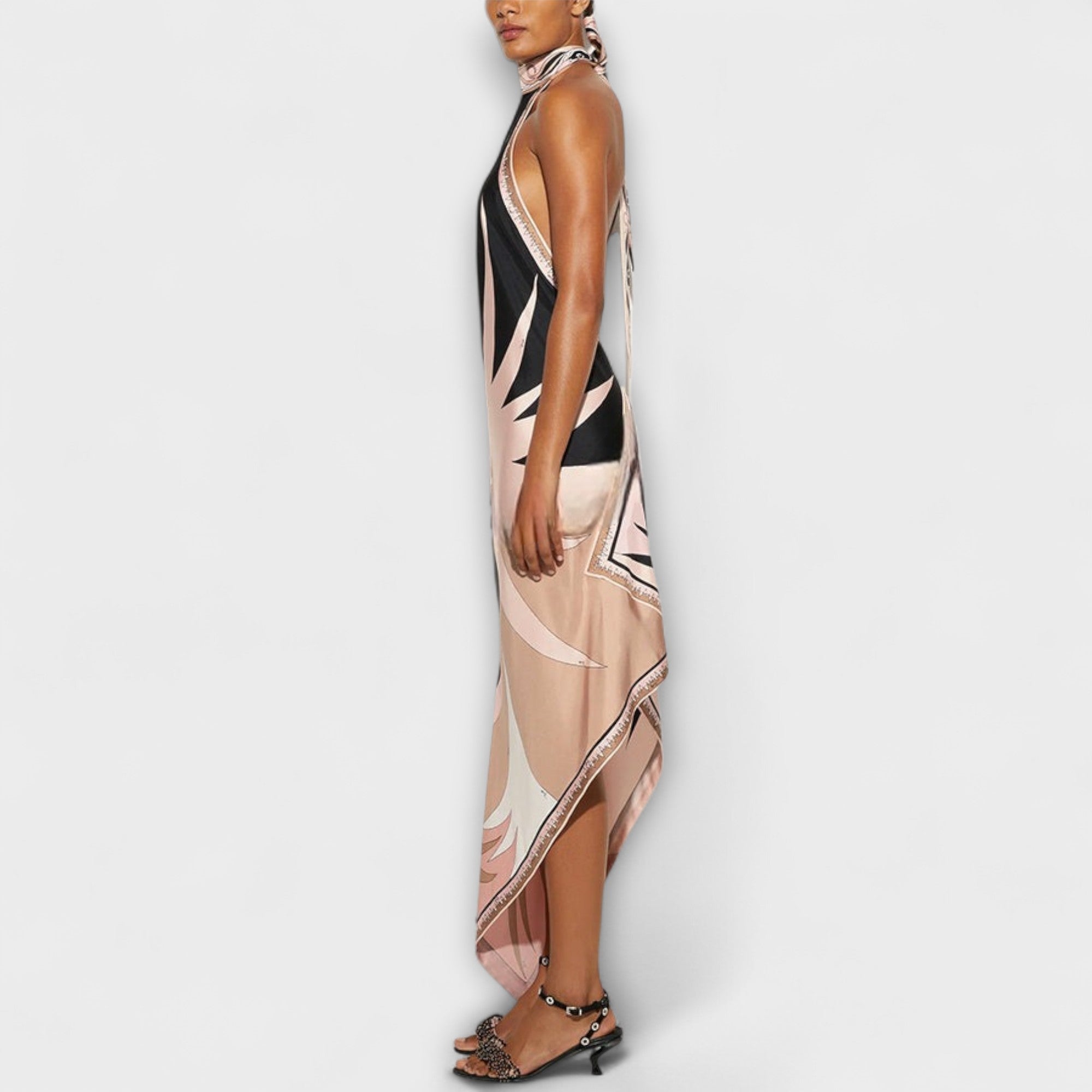 Ivy - Abito in Satin con Spalline Uniche