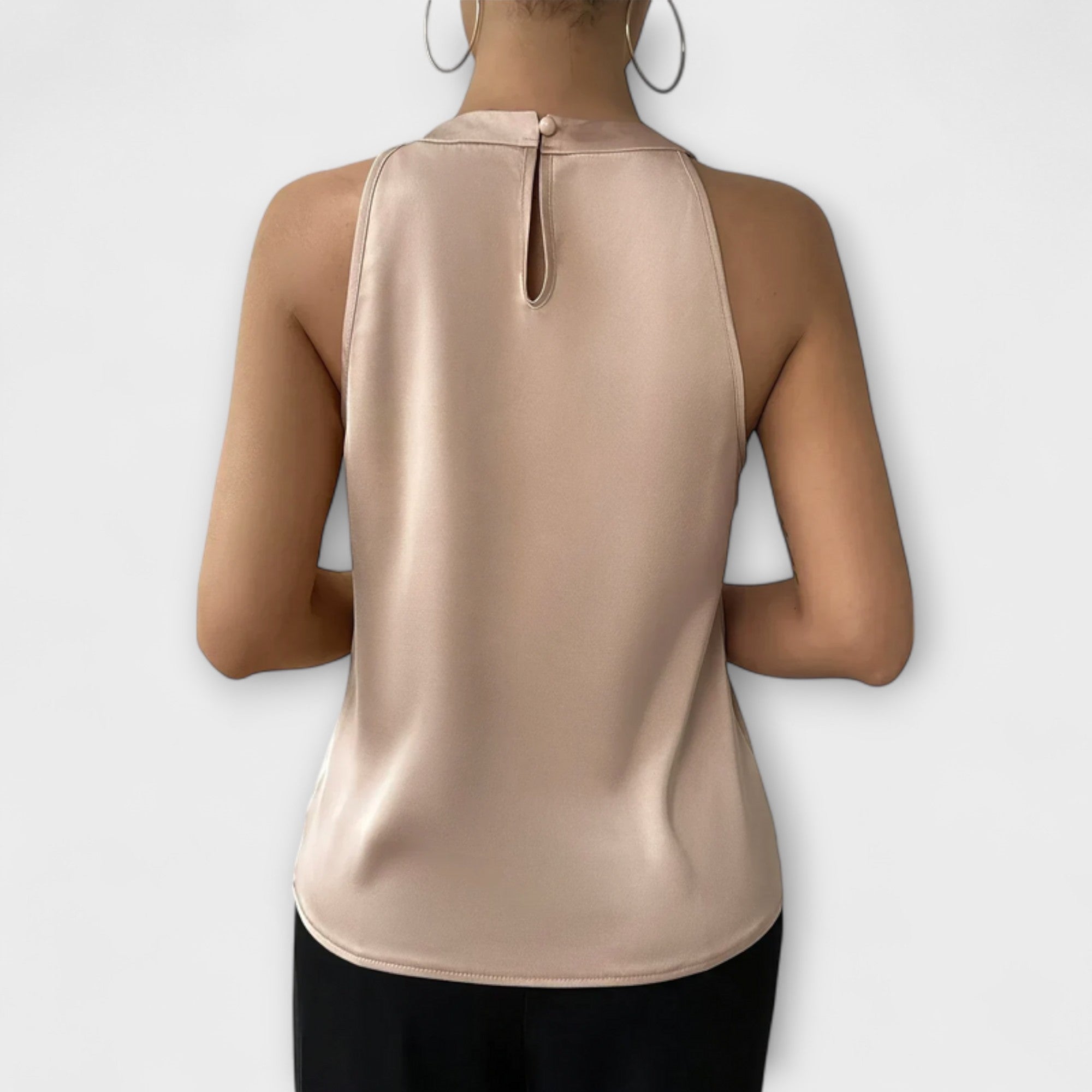 Skye - Elegante Blusa in Satin con Design Off-Shoulder