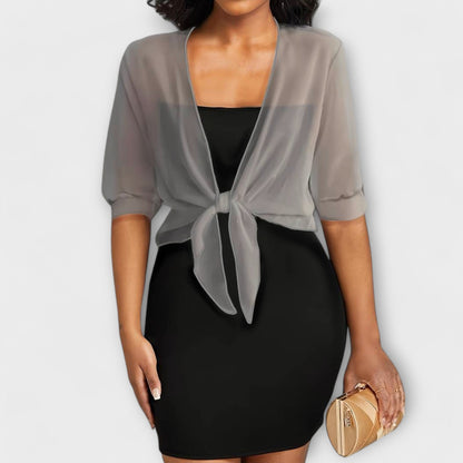 Olivia - Blusa con apertura frontale