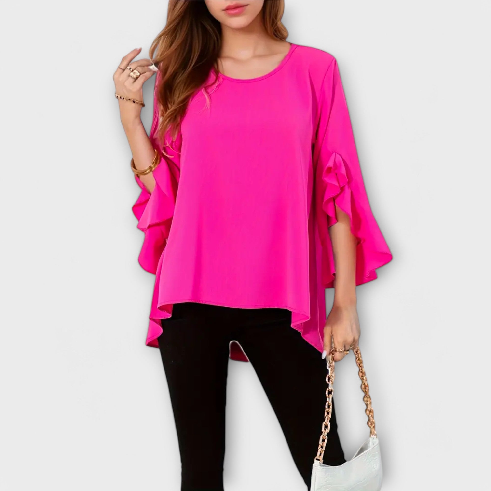 Aria - La perfetta blusa primaverile con scollo rotondo
