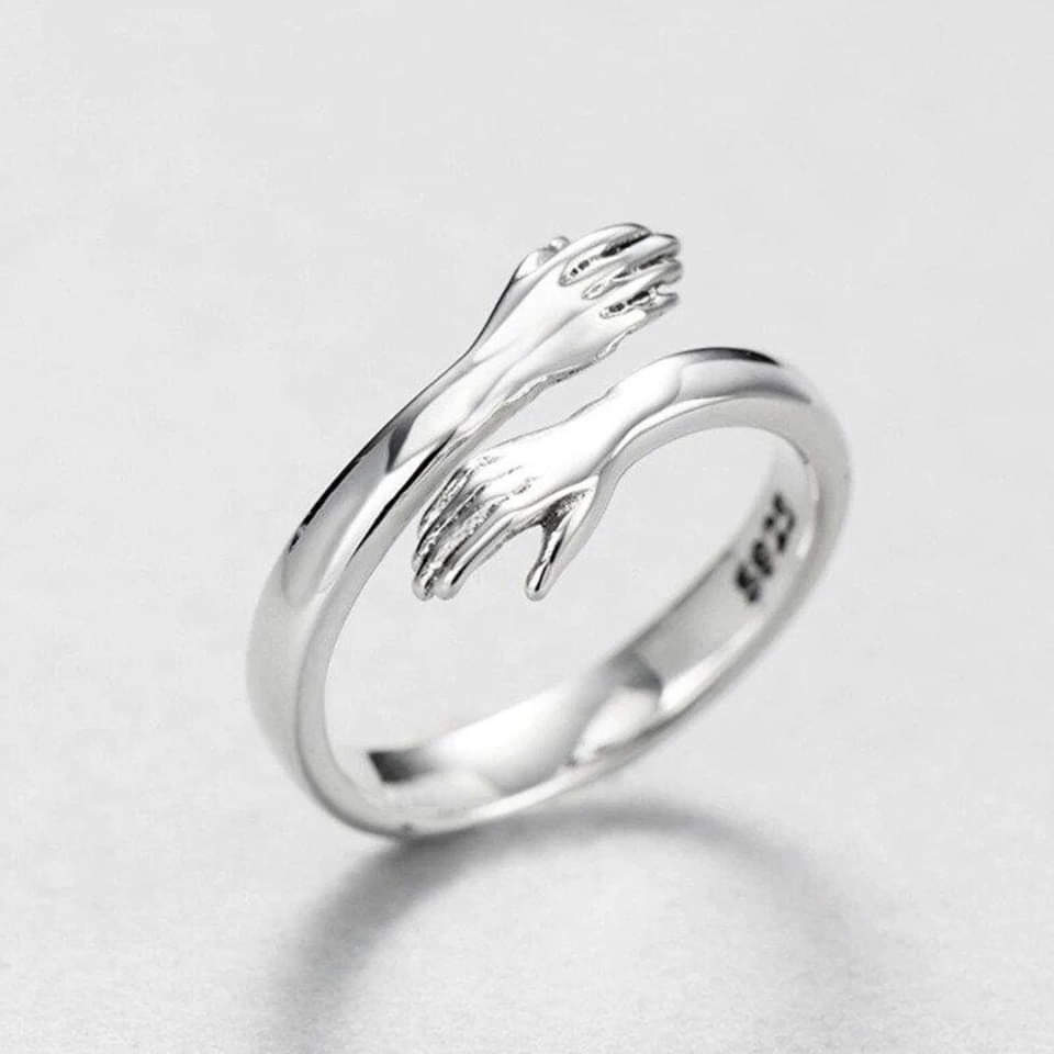 Anello d'Abbraccio in Argento