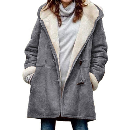 Antonia - Cappotto Foderato in Pelliccia Morbida