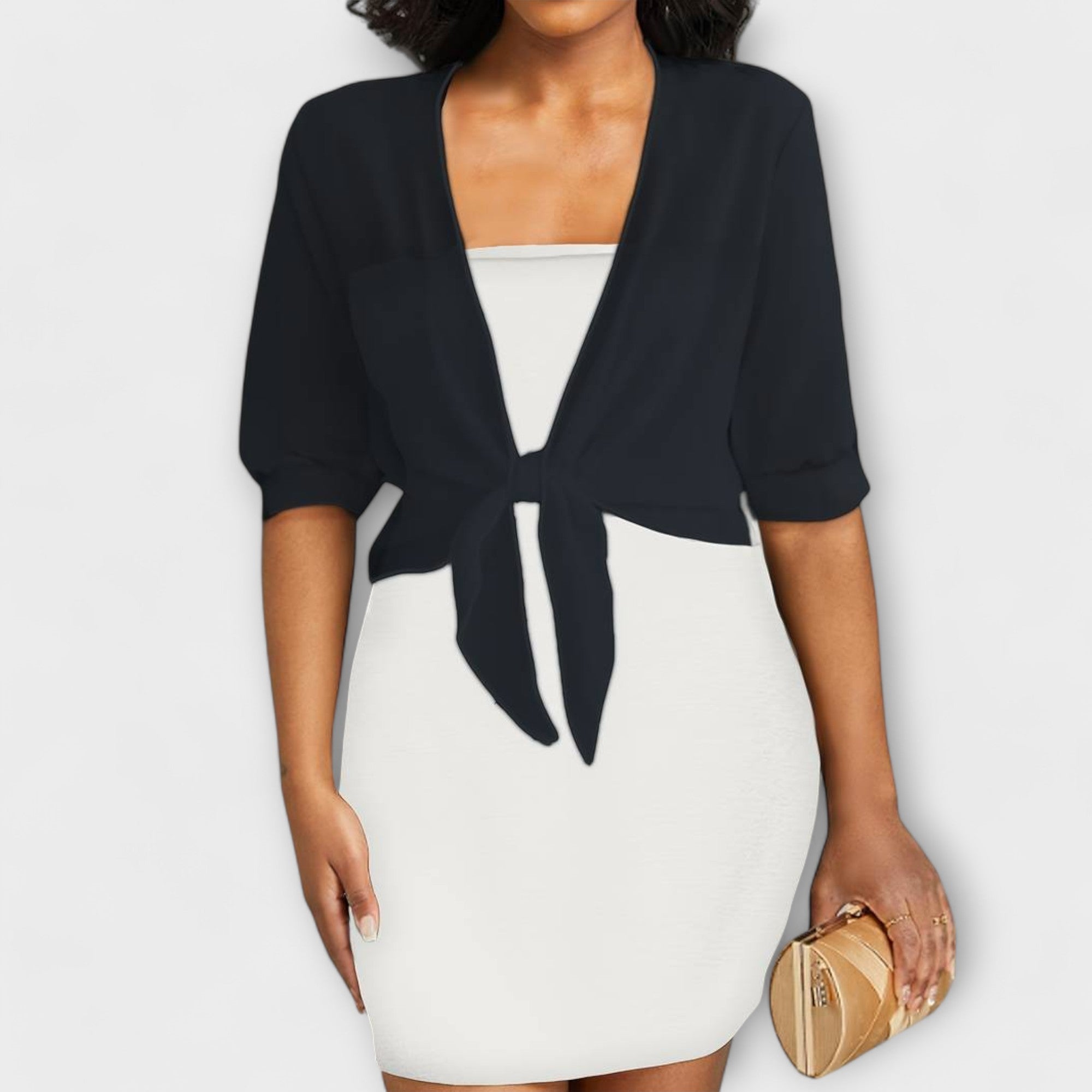 Olivia - Blusa con apertura frontale