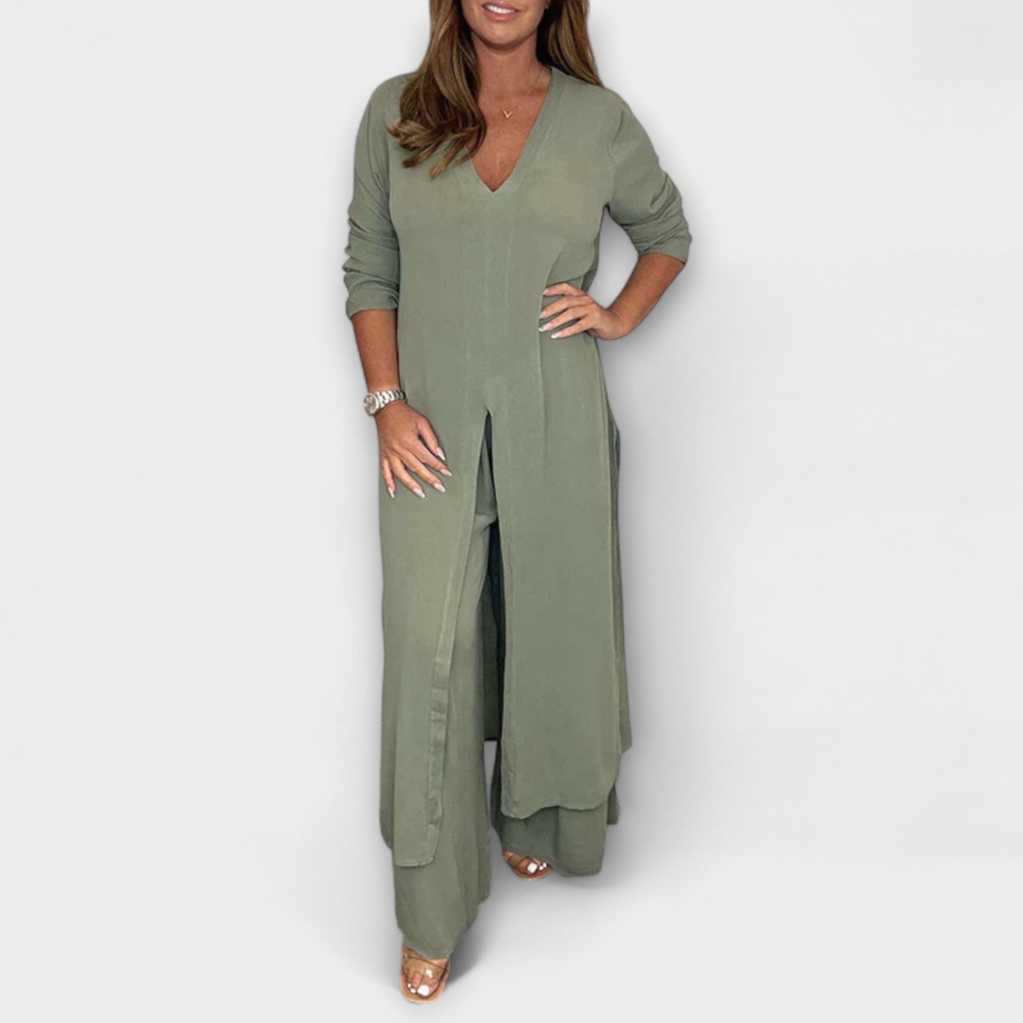 Set Co-Ord elegante da donna a 2 pezzi