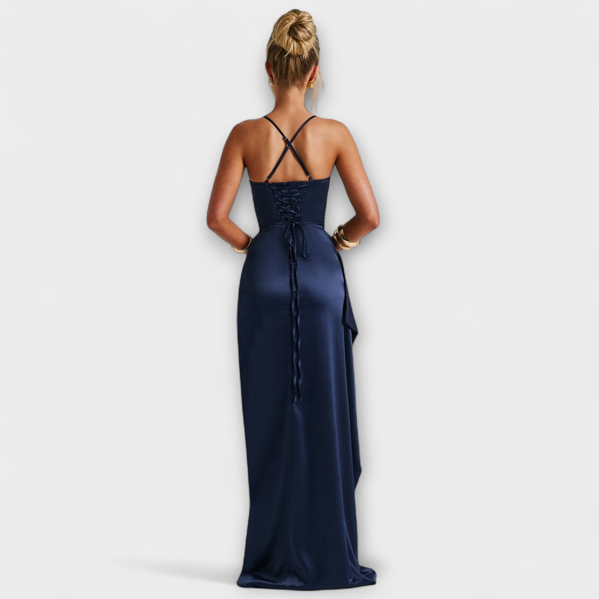 Krissi - Abito Maxy Blu Marino
