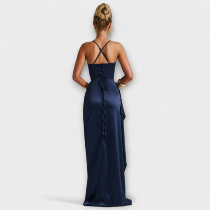 Krissi - Abito Maxy Blu Marino