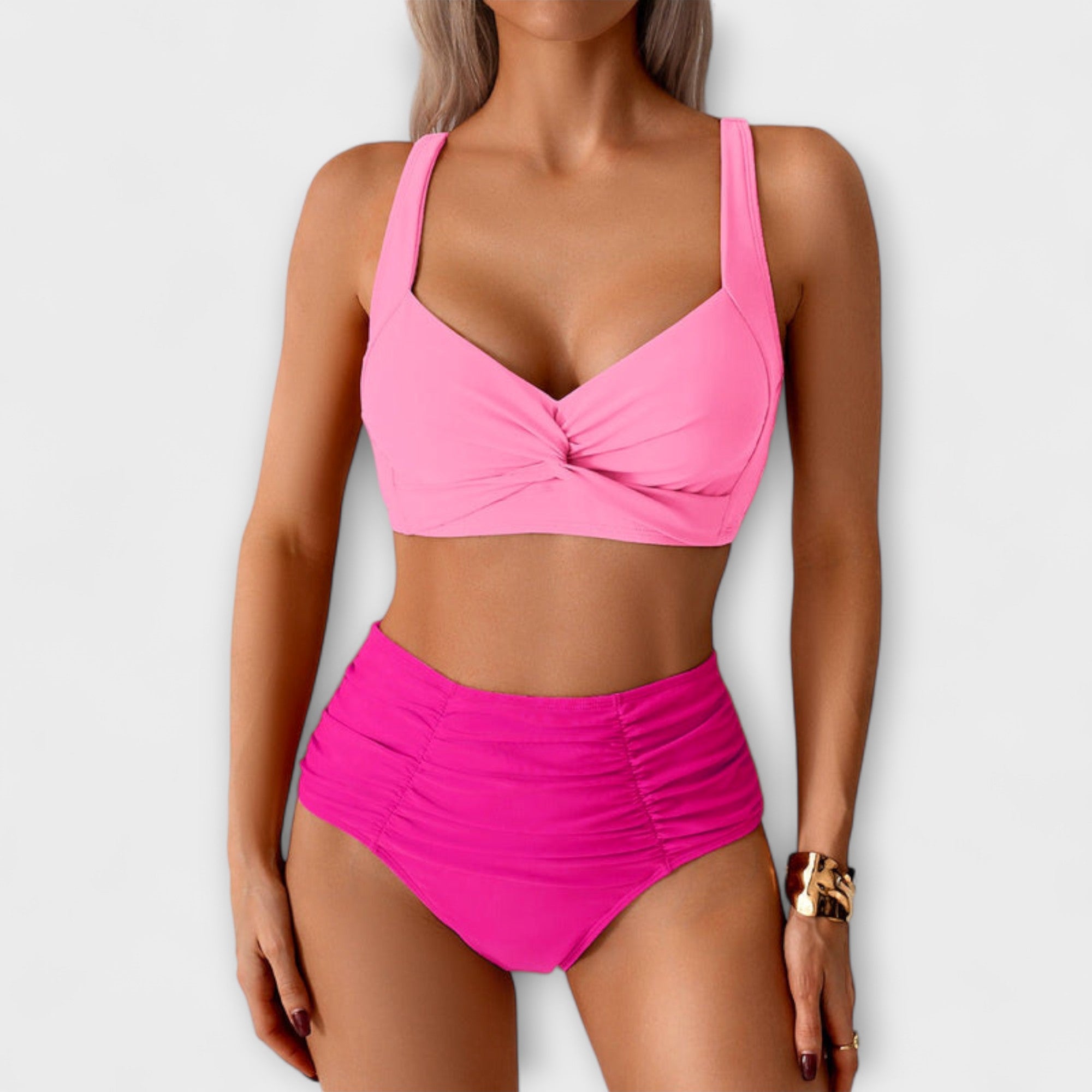 Zoe - Costume da bagno a bandeau con volant