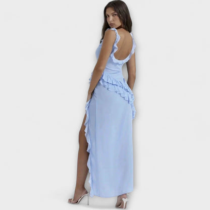 Lara - Abito Maxy Elegante con Spacco