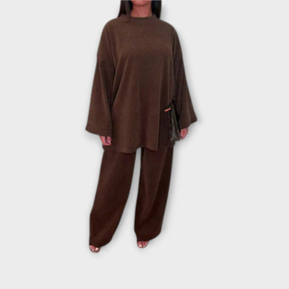 Ingrid - Set in Taglia Oversize - Stile Righe