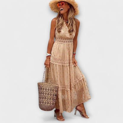 Lola - Maxidress con pizzo Boho