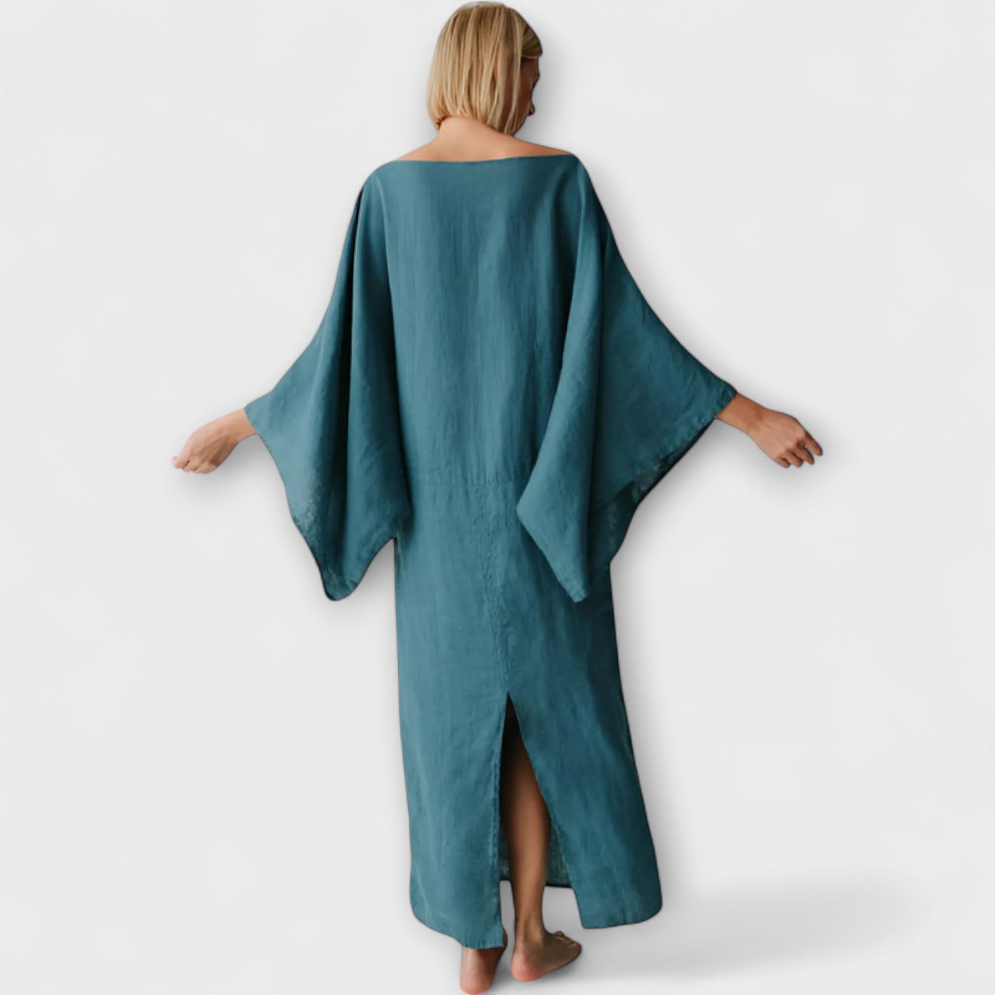 Dana - Abito Kimono in Lino e Cotone