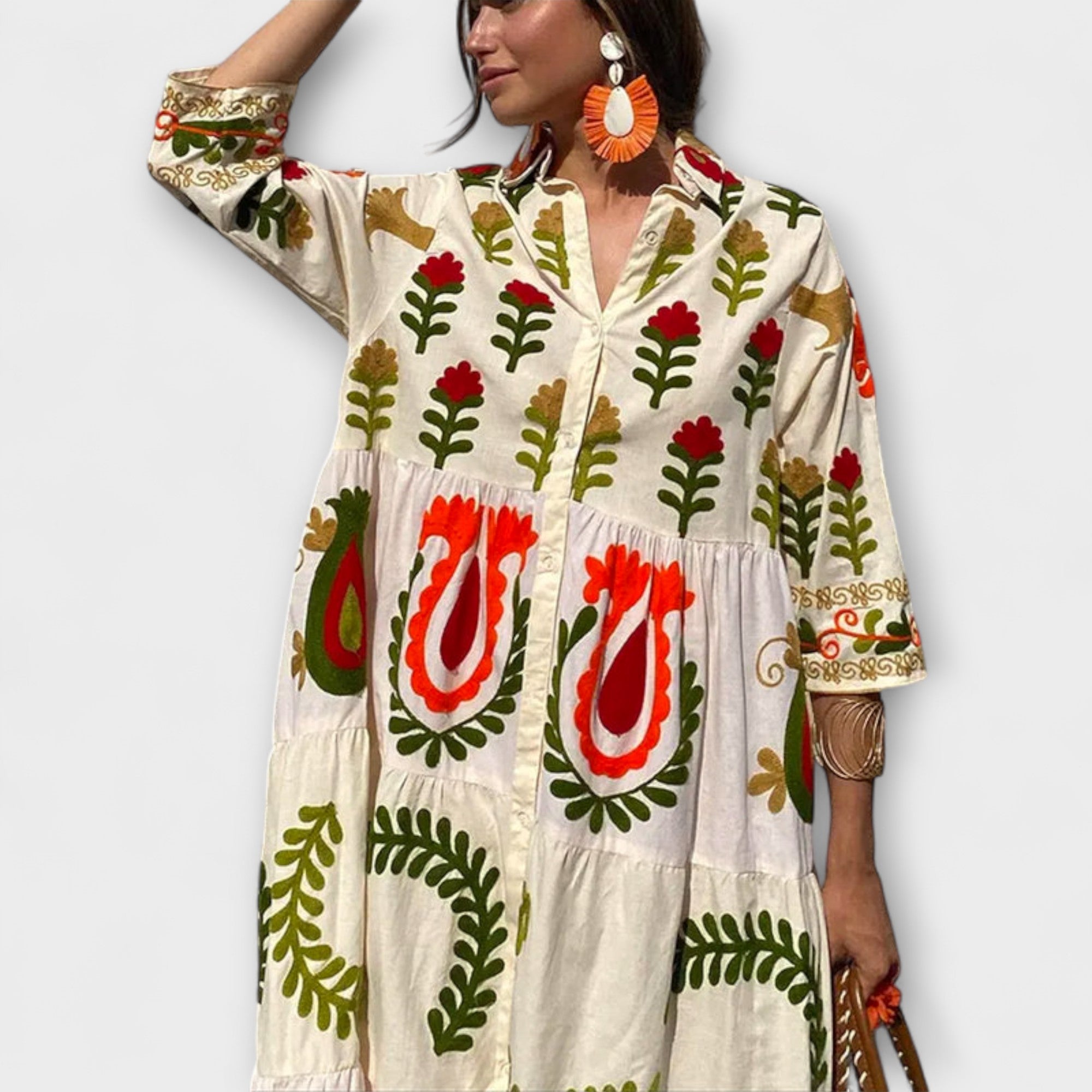 Diona - Elegante Abito a Fiori