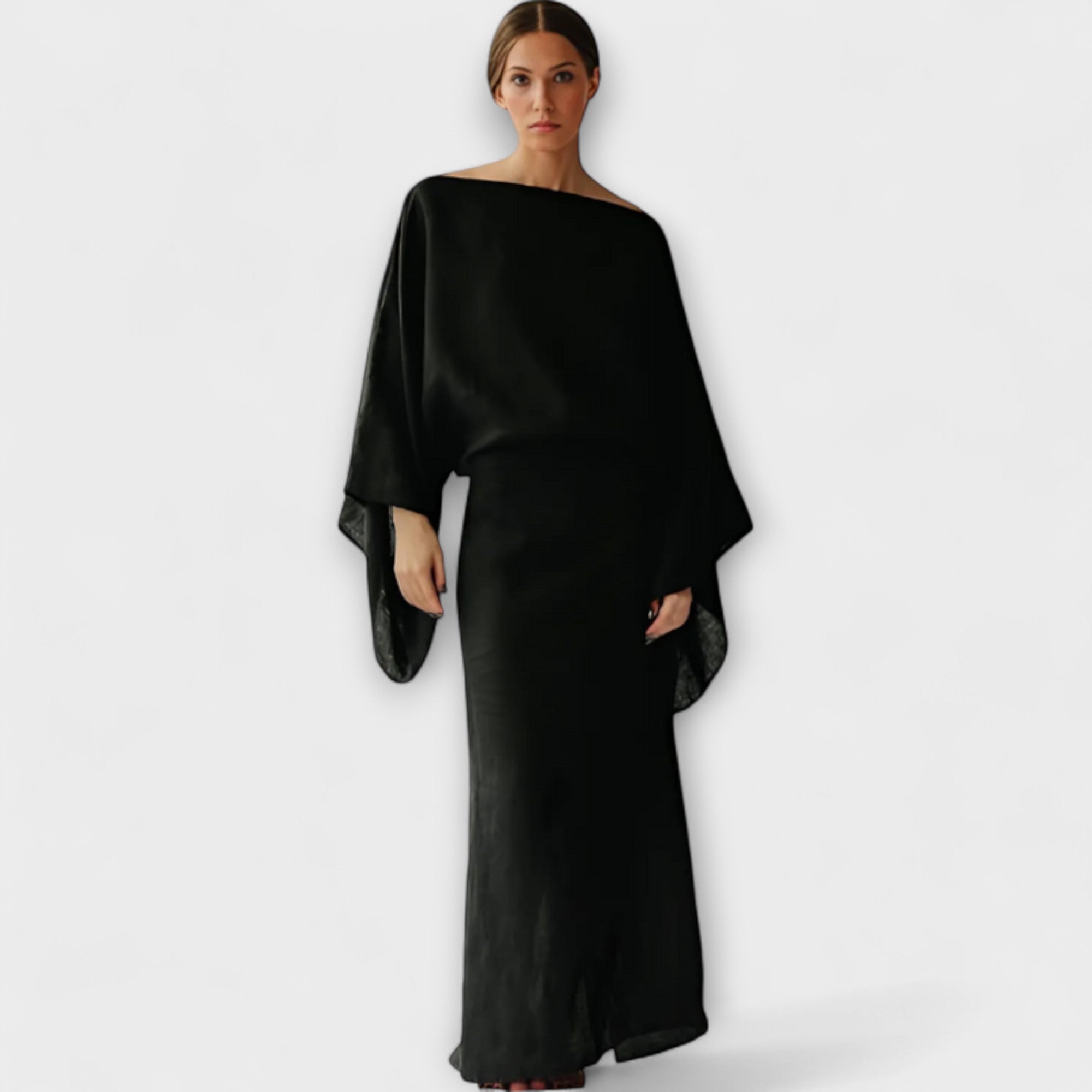 Dana - Abito Kimono in Lino e Cotone