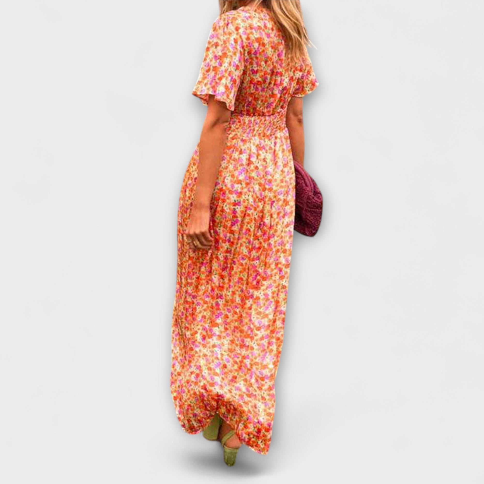 Elsie - Vestito classico con scollo a V