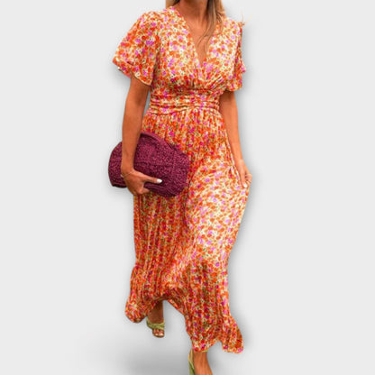Elsie - Vestito classico con scollo a V