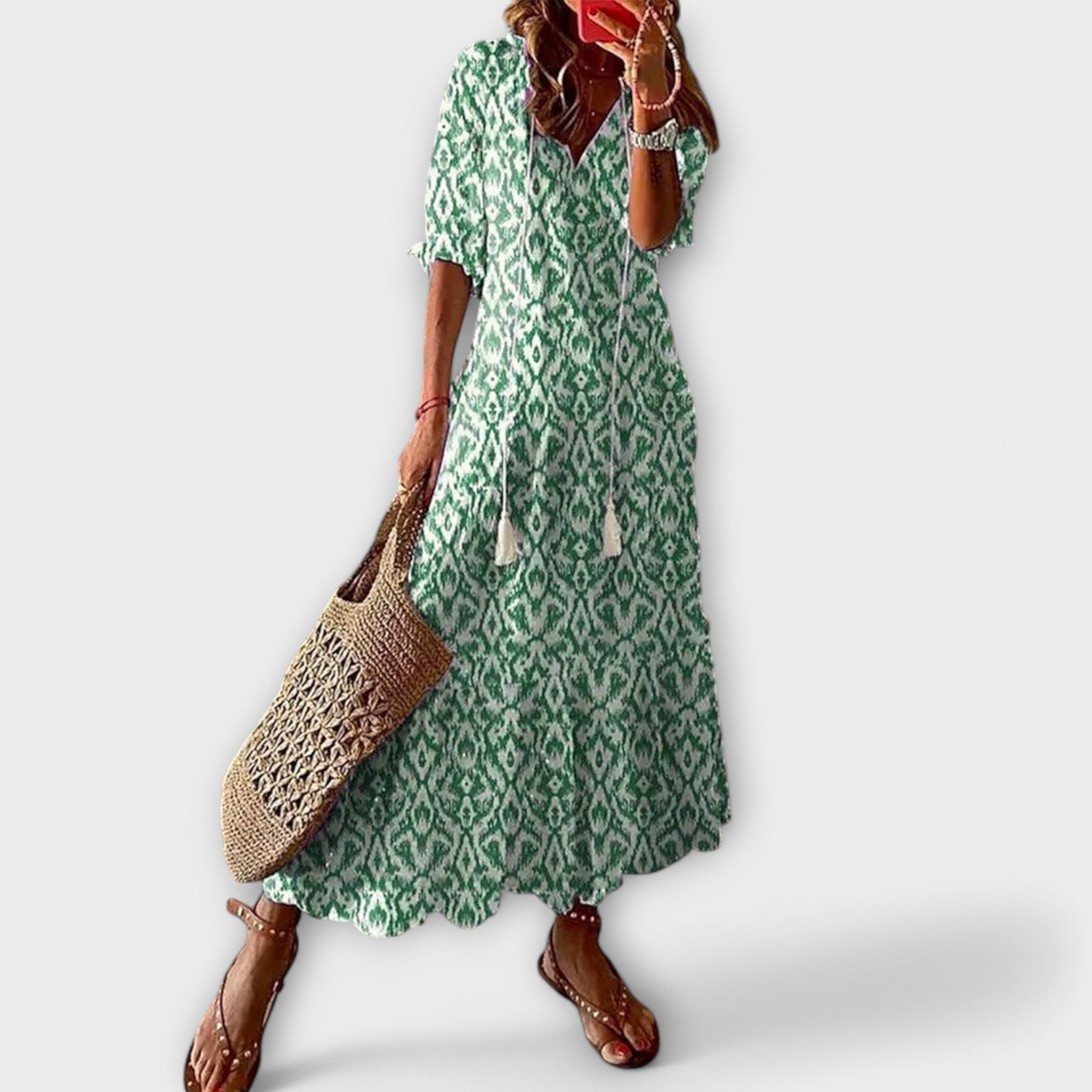 Bettina - Abito Maxi Bohemien