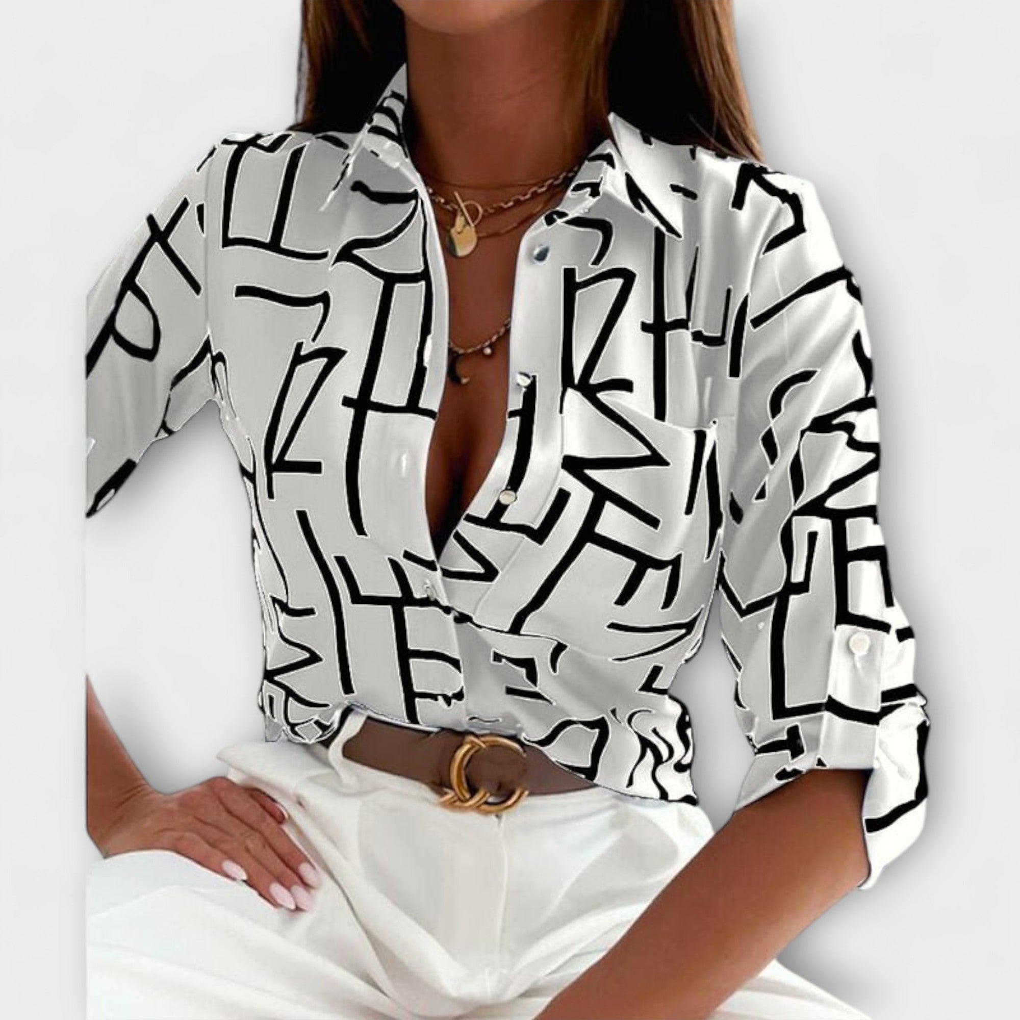 Bluse con colletto classico