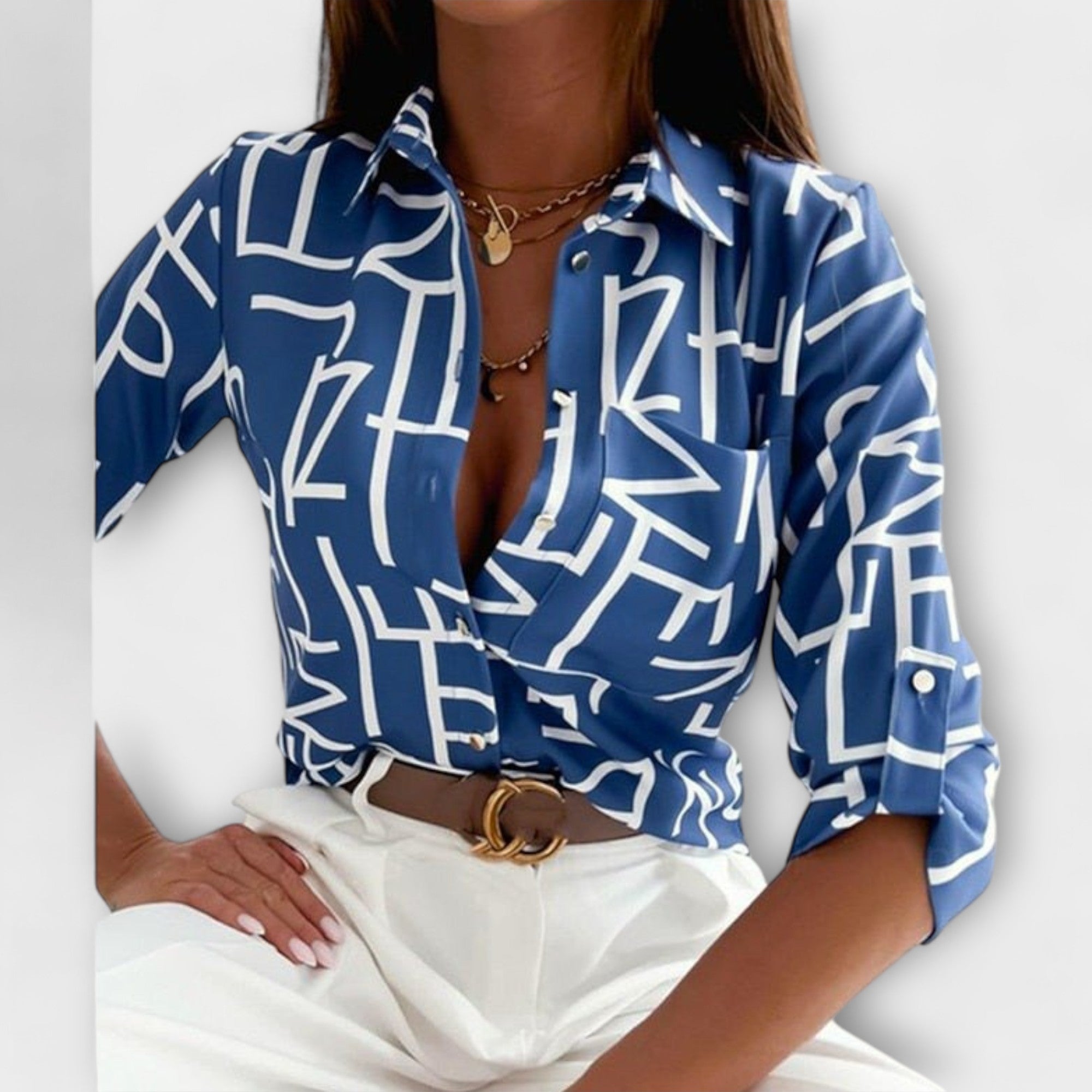 Bluse con colletto classico