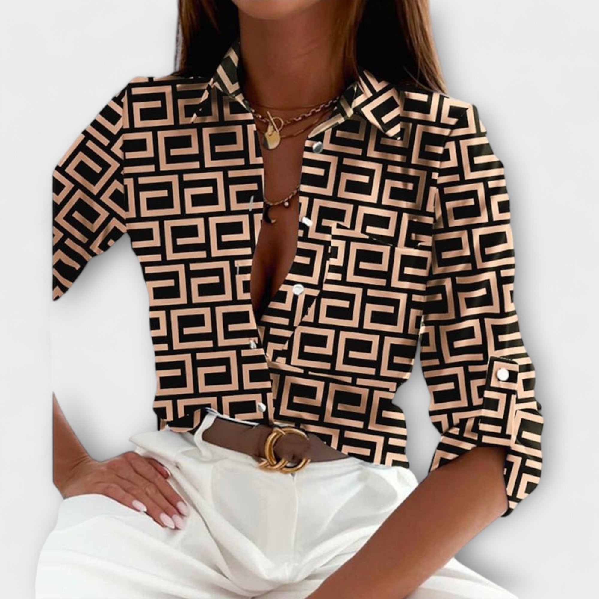 Bluse con colletto classico
