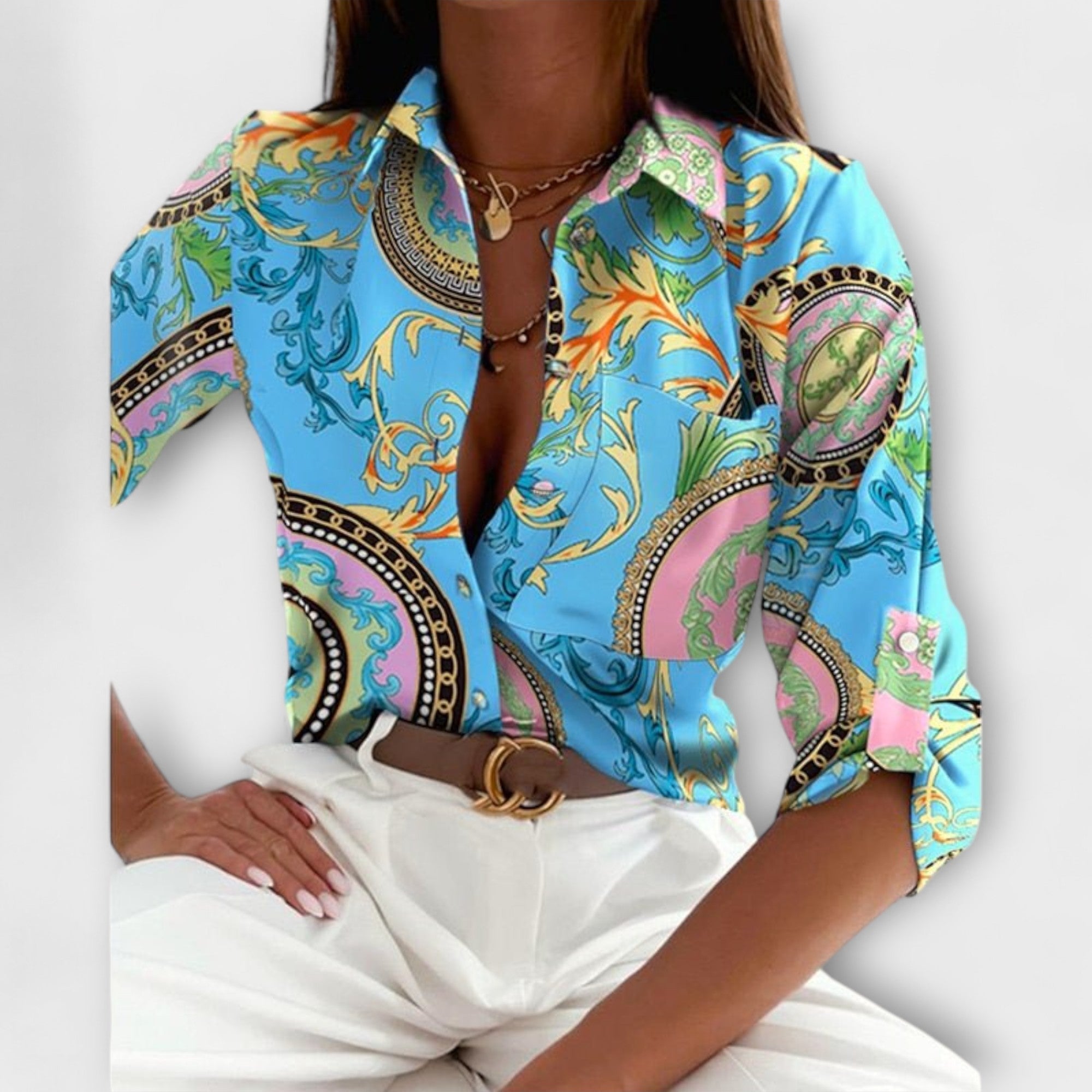 Bluse con colletto classico
