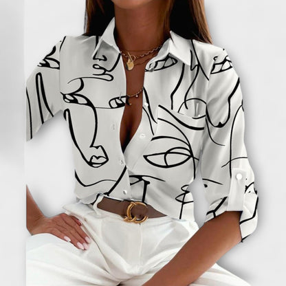 Bluse con colletto classico